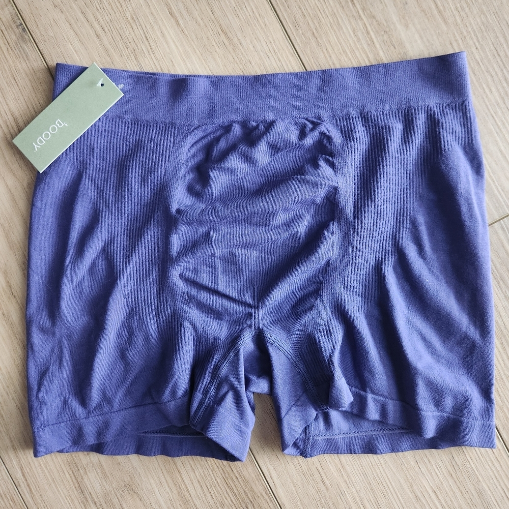 Boody Seamfree Boxer Briefs Size L Color: Bluebell